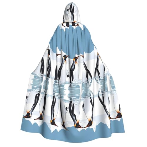 ZWLPNZZD Kapuzenumhang mit Pinguin-Druck, lang und bequem, für Halloween, Rollenspiele, Party, Cosplay, Herren und Damen ZWLPNZZD Kapuzenumhang mit Pinguin-Druck, lang und bequem, für Halloween, Rollenspiele, Party, Cosplay, Herren und Damen von ZWLPNZZD