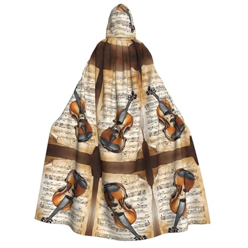 ZWLPNZZD Kapuzenumhang mit Schmetterlings- und Cello-Druck, lang und bequem, für Halloween, Rollenspiele, Party, Cosplay, Herren und Damen ZWLPNZZD Kapuzenumhang mit Schmetterlings- und Cello-Druck, lang und bequem, für Halloween, Rollenspiele, Party, Cosplay, Herren und Damen von ZWLPNZZD