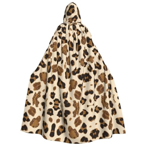 ZWLPNZZD Kapuzenumhang mit Tier-Leopardenmuster, lang und bequem, für Halloween, Rollenspiele, Party, Cosplay, Herren und Damen ZWLPNZZD Kapuzenumhang mit Tier-Leopardenmuster, lang und bequem, für Halloween, Rollenspiele, Party, Cosplay, Herren und Damen von ZWLPNZZD