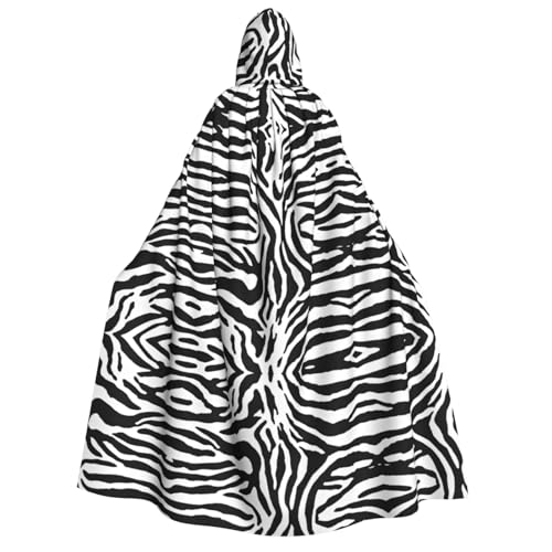 ZWLPNZZD Kapuzenumhang mit Zebramuster, lang und bequem, für Halloween, Rollenspiele, Party, Cosplay, Herren und Damen ZWLPNZZD Kapuzenumhang mit Zebramuster, lang und bequem, für Halloween, Rollenspiele, Party, Cosplay, Herren und Damen von ZWLPNZZD
