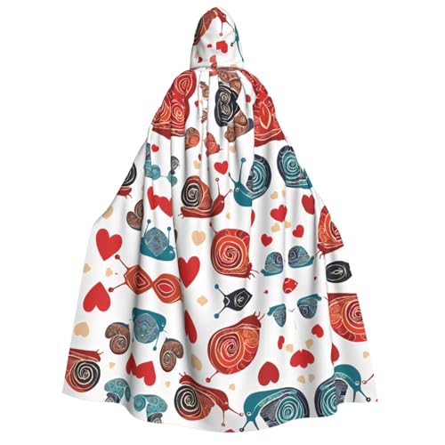 ZWLPNZZD Kapuzenumhang mit süßer Schnecke, lang und bequem, für Halloween, Rollenspiele, Party, Cosplay, Herren und Damen ZWLPNZZD Kapuzenumhang mit süßer Schnecke, lang und bequem, für Halloween, Rollenspiele, Party, Cosplay, Herren und Damen von ZWLPNZZD