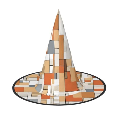ZWLPNZZD Modernes, bedrucktes, faltbares Halloween-Hut, Urlaub, Kostüm, Kappe, Cosplay, Party, Hexenhüte, 3 Stück von ZWLPNZZD