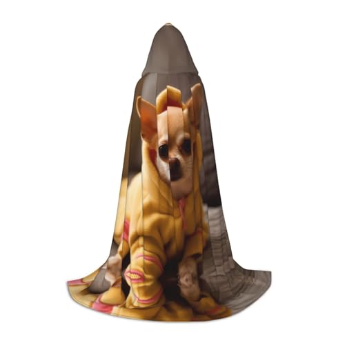 ZWLPNZZD Niedlicher Kapuzenumhang mit Chihuahua-Druck für Teenager, stilvoll, bequem und vielseitig, tragbar für den täglichen Gebrauch ZWLPNZZD Niedlicher Kapuzenumhang mit Chihuahua-Druck für Teenager, stilvoll, bequem und vielseitig, tragbar für den täglichen Gebrauch von ZWLPNZZD