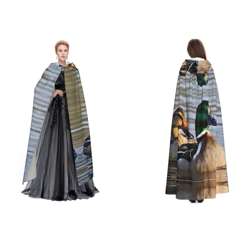 ZWLPNZZD Stockenten-Umhang mit Kapuze, lang und bequem, für Halloween, Rollenspiele und mehr, Schwarz, Einheitsgröße ZWLPNZZD Stockenten-Umhang mit Kapuze, lang und bequem, für Halloween, Rollenspiele und mehr, Schwarz, Einheitsgröße von ZWLPNZZD