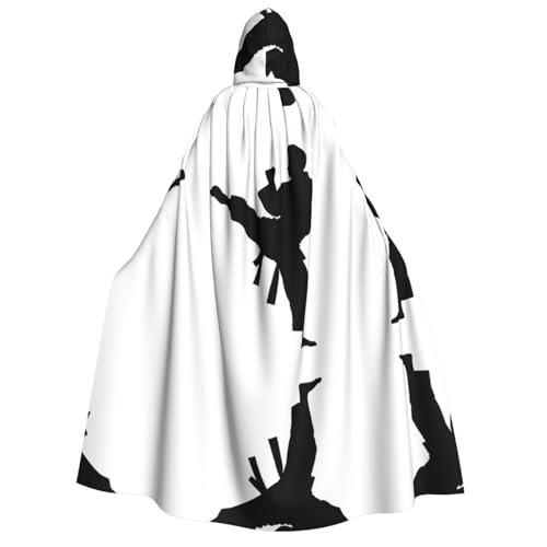 ZWLPNZZD Taekwondo-Kampfsport-Umhang mit Kapuze, lang und bequem, für Halloween, Rollenspiele, Party, Cosplay, Herren und Damen ZWLPNZZD Taekwondo-Kampfsport-Umhang mit Kapuze, lang und bequem, für Halloween, Rollenspiele, Party, Cosplay, Herren und Damen von ZWLPNZZD