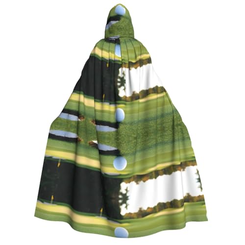 ZWLPNZZD Umhang mit Kapuze (Golf), lang und bequem, für Halloween, Rollenspiele, Party, Cosplay, Herren und Damen von ZWLPNZZD