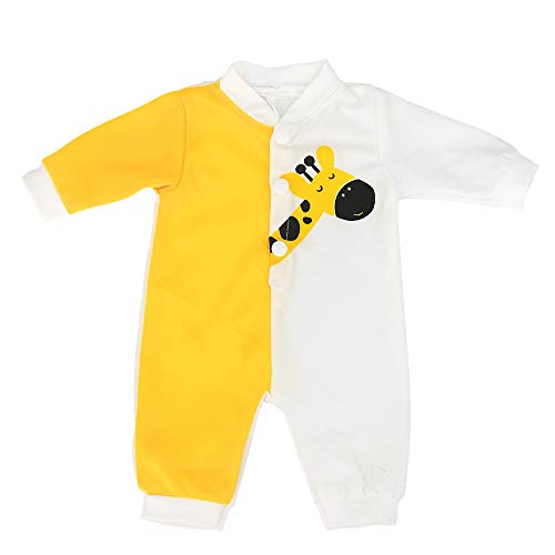 ZWOOS Puppenkleidung für New Born Babypuppen, Giraffe Strampler für Puppen 35-43 cm (Gelb und Weiß) von ZWOOS