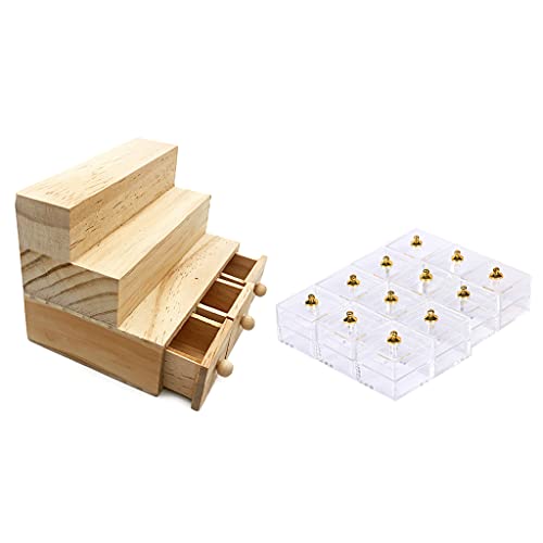 Miniatur-Supermarkt-Regal aus Holz, Maßstab 1:12, Süßigkeiten-Box, Spielzeug für Möbel, Zubehör, Süßigkeitenbox, Pretend Play von ZWTPGKRD