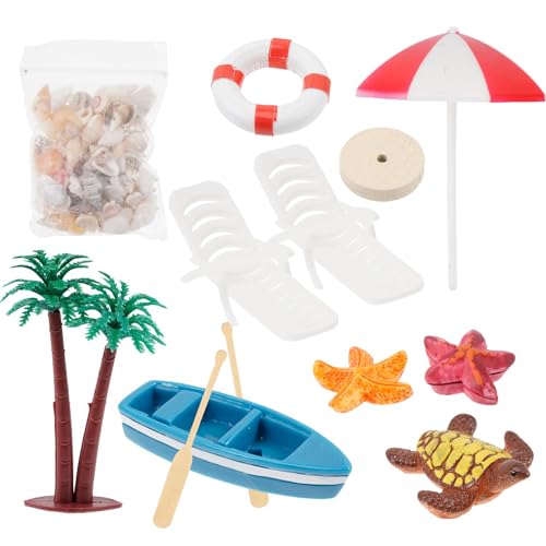 Strand-Display-Set im Maßstab 1:12 für Sonnenschirm, Lounge und Modell Küstendekoration, Miniatur-Strandrequisiten Strand-Display-Set im Maßstab 1:12 für Sonnenschirm, Lounge und Modell Küstendekoration, Miniatur-Strandrequisiten von ZWTPGKRD