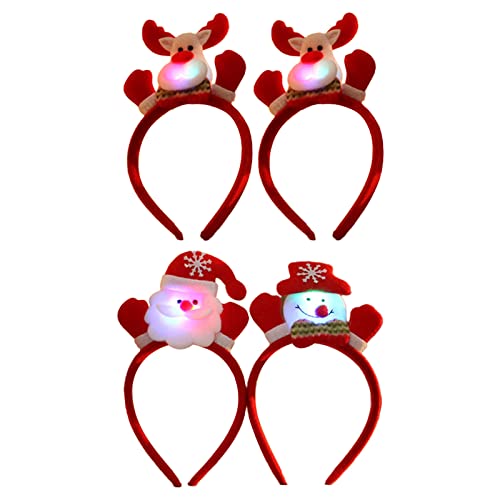 ZWTPGKRD 4 x Haarreif mit pelzigen Rentierohren, Kopfbedeckung, Geweih, Haarreifen für Halloween, Rehkitz, Horn, Weihnachts-Kopfschmuck, Partyzubehör, Weihnachts-Haarbänder ZWTPGKRD 4 x Haarreif mit pelzigen Rentierohren, Kopfbedeckung, Geweih, Haarreifen für Halloween, Rehkitz, Horn, Weihnachts-Kopfschmuck, Partyzubehör, Weihnachts-Haarbänder von ZWTPGKRD