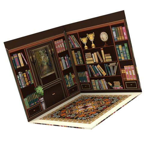 ZWTPGKRD Collectible Exhibition Platform Adjustable Folding Backdrop Organizier Display Board For Miniature Figure Anime Figure Storage Exhibition Board von ZWTPGKRD