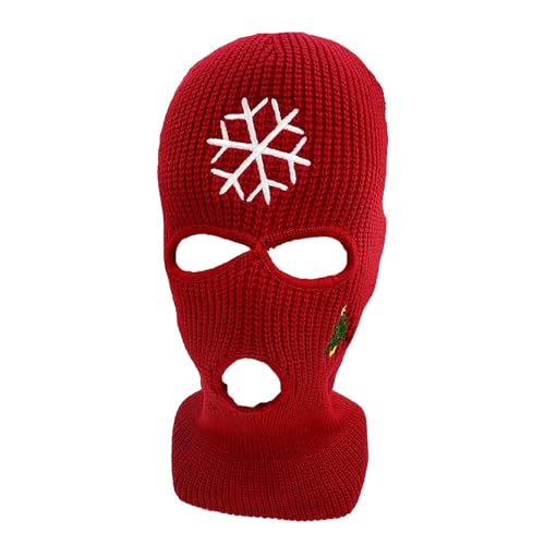 ZWTPGKRD Hut Weihnachten Schädel Kappe gehäkelt für Damen Herren Bild Requisiten Schneeflocke Räuber Cap Cosplay Halloween Party Herren Kinder Winter ZWTPGKRD Hut Weihnachten Schädel Kappe gehäkelt für Damen Herren Bild Requisiten Schneeflocke Räuber Cap Cosplay Halloween Party Herren Kinder Winter von ZWTPGKRD