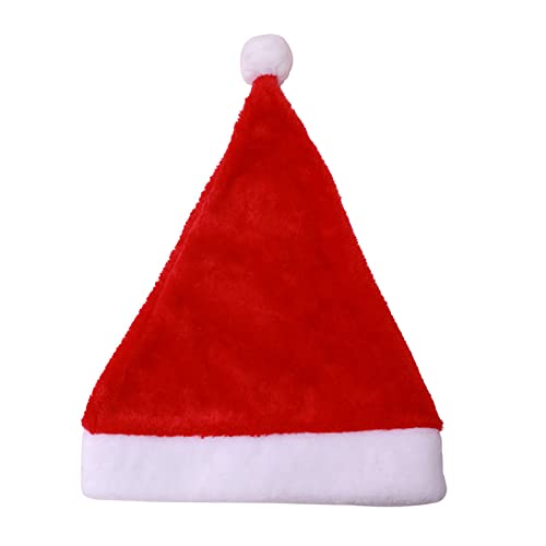 ZWTPGKRD Plüsch-Weihnachtsmannmütze, weich, für Weihnachten, Party, Kopfschmuck, Dekoration, Weihnachtsmann-Kostüm, Weihnachtsmützen für Erwachsene ZWTPGKRD Plüsch-Weihnachtsmannmütze, weich, für Weihnachten, Party, Kopfschmuck, Dekoration, Weihnachtsmann-Kostüm, Weihnachtsmützen für Erwachsene von ZWTPGKRD