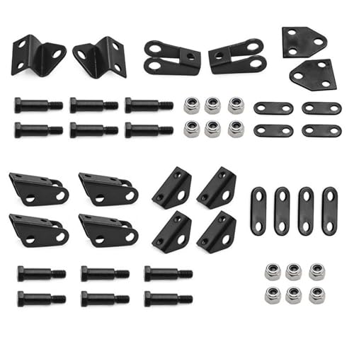 ZWTPGKRD Schnell installierbare vordere und hintere Kleiderbügel für 1/14 ferngesteuerte LKW-Modelle, hochfeste Aluminiumkonstruktion, Modell-LKW-Federung ZWTPGKRD Schnell installierbare vordere und hintere Kleiderbügel für 1/14 ferngesteuerte LKW-Modelle, hochfeste Aluminiumkonstruktion, Modell-LKW-Federung von ZWTPGKRD