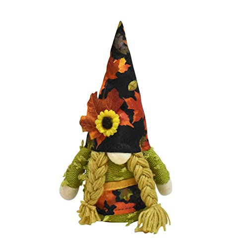 ZWTPGKRD Thanksgiving-Plüsch für Puppe, Rudolf, Herbsttomte, handgefertigt, schwedischer Rudolf, Plüsch-Dekoration für Einweihungsdekorationen von ZWTPGKRD