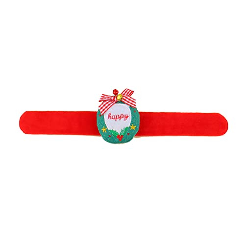 ZWTPGKRD Weihnachts-Armband, Motiv: Elch, Baum, Stern, tragbares Ornament für Kinder und Erwachsene, Handzubehör, Geschenkzubehör, Weihnachtsarmband für Kinder von ZWTPGKRD
