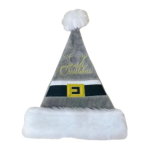 ZWTPGKRD Weihnachtsmütze für Familie, weich, bestickt, Plüsch, Festival, NoelHut, Neujahr, Weihnachten, Heimdekoration, Unisex, modisches Accessoire, warmer Winter ZWTPGKRD Weihnachtsmütze für Familie, weich, bestickt, Plüsch, Festival, NoelHut, Neujahr, Weihnachten, Heimdekoration, Unisex, modisches Accessoire, warmer Winter von ZWTPGKRD