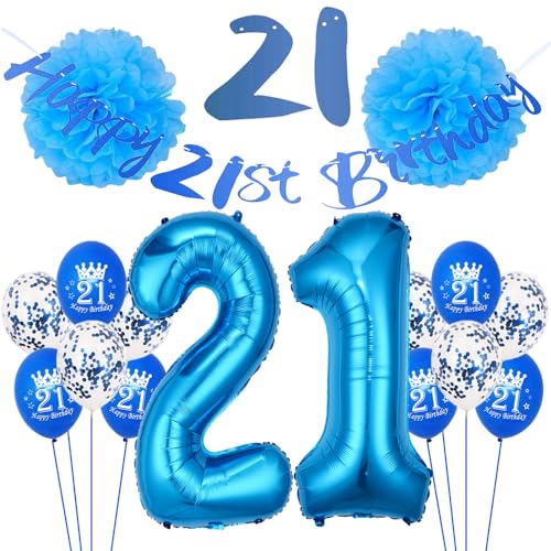 ZWWsullo 21 Geburtstag Dekorationen Rosegold Deko Set 21 geburtstag deko blau 21 Geburtstag Deko Mann Frauen Birthday Party Decorations 21 Geburtstag Deko 21 Geburtstag Party Deko Supplies ZWWsullo 21 Geburtstag Dekorationen Rosegold Deko Set 21 geburtstag deko blau 21 Geburtstag Deko Mann Frauen Birthday Party Decorations 21 Geburtstag Deko 21 Geburtstag Party Deko Supplies von ZWWsullo