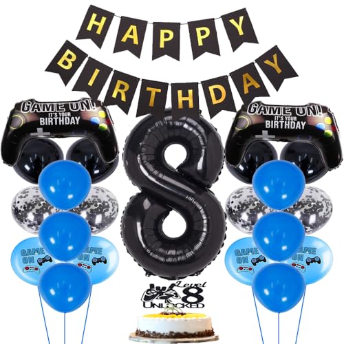 ZWWsullo Gamecontroller Luftballons Party Deko Geburtstag Junge 8 Jahre Videospiel Geburtstagsdeko 8 Jahre Dekoration Gaming Party Geburtstag Deko jahre geburtstag junge Geburtstagsdeko ZWWsullo Gamecontroller Luftballons Party Deko Geburtstag Junge 8 Jahre Videospiel Geburtstagsdeko 8 Jahre Dekoration Gaming Party Geburtstag Deko jahre geburtstag junge Geburtstagsdeko von ZWWsullo
