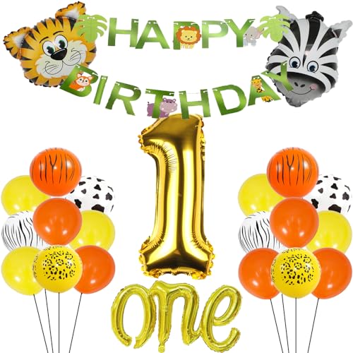 ZWWsullo luftballons geburtstag junge 1 geburtstag junge Decoration 1st Birthday 1 geburtstag junge Jungle Birthday Decoration 1. geburtstag junge deko Green Balloons Safari Animal Foil Balloons ZWWsullo luftballons geburtstag junge 1 geburtstag junge Decoration 1st Birthday 1 geburtstag junge Jungle Birthday Decoration 1. geburtstag junge deko Green Balloons Safari Animal Foil Balloons von ZWWsullo