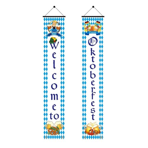 Oktoberfest-Dekorationsset, Oktoberfest-Flaggen-Banner, bayerischer Wimpelbanner, deutsches Zubehör, Oktoberfest-Banner, Flaggen-Party Oktoberfest-Dekorationsset, Oktoberfest-Flaggen-Banner, bayerischer Wimpelbanner, deutsches Zubehör, Oktoberfest-Banner, Flaggen-Party von ZXCVWWE