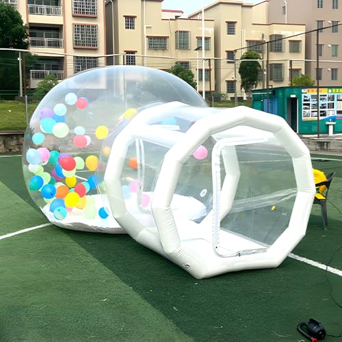 Bubble House, Aufblasbares Bubble House für Kinder, transparentes PVC mit Tunnel, für Geburtstagsfeiern, Hochzeiten, Kommerziell(s) von ZXDRYBHD