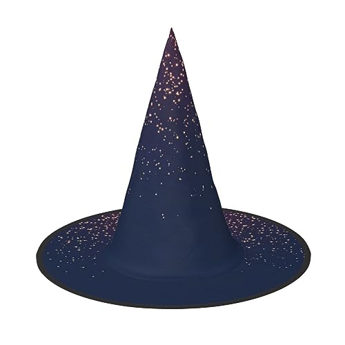 ZXERTG Blauer Himmel und Sterne, Halloween-Dekoration, Hexenhut, Zaubererhut, Halloween-Hüte, Kostümhut für Damen und Herren ZXERTG Blauer Himmel und Sterne, Halloween-Dekoration, Hexenhut, Zaubererhut, Halloween-Hüte, Kostümhut für Damen und Herren von ZXERTG