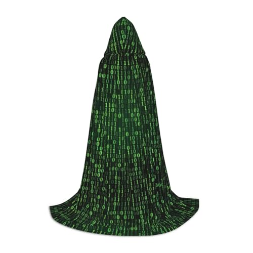 ZXERTG Hacker Era Kapuzenumhang für Halloween-Kostüme, perfekt für Zauberer, Vampir, Sensenmann und mehr Cosplay ZXERTG Hacker Era Kapuzenumhang für Halloween-Kostüme, perfekt für Zauberer, Vampir, Sensenmann und mehr Cosplay von ZXERTG