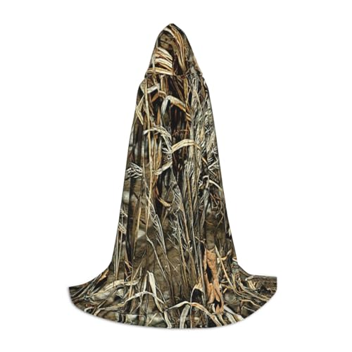 ZXERTG Kapuzenumhang mit Camouflage-Muster für Halloween-Kostüme, perfekt für Zauberer, Vampir, Sensenmann und Cosplay ZXERTG Kapuzenumhang mit Camouflage-Muster für Halloween-Kostüme, perfekt für Zauberer, Vampir, Sensenmann und Cosplay von ZXERTG