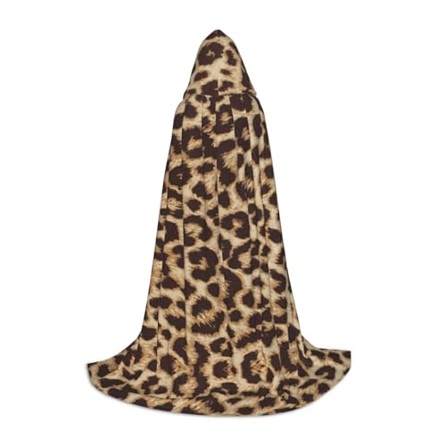 ZXERTG Kapuzenumhang mit Leopardenmuster für Halloween-Kostüme, perfekt für Zauberer, Vampir, Sensenmann und Cosplay ZXERTG Kapuzenumhang mit Leopardenmuster für Halloween-Kostüme, perfekt für Zauberer, Vampir, Sensenmann und Cosplay von ZXERTG