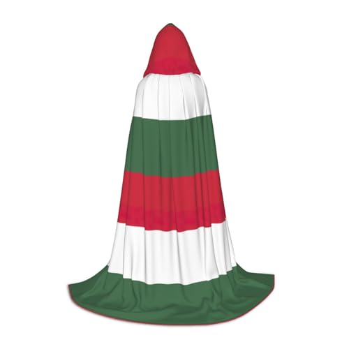 ZXERTG Kapuzenumhang mit Ungarn-Flagge für Halloween-Kostüme, perfekt für Zauberer, Vampir, Sensenmann und Cosplay ZXERTG Kapuzenumhang mit Ungarn-Flagge für Halloween-Kostüme, perfekt für Zauberer, Vampir, Sensenmann und Cosplay von ZXERTG