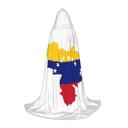 ZXERTG Kapuzenumhang mit Venezuela-Flagge, für Halloween-Kostüme, perfekt für Zauberer, Vampir, Sensenmann, mehr Cosplay ZXERTG Kapuzenumhang mit Venezuela-Flagge, für Halloween-Kostüme, perfekt für Zauberer, Vampir, Sensenmann, mehr Cosplay von ZXERTG