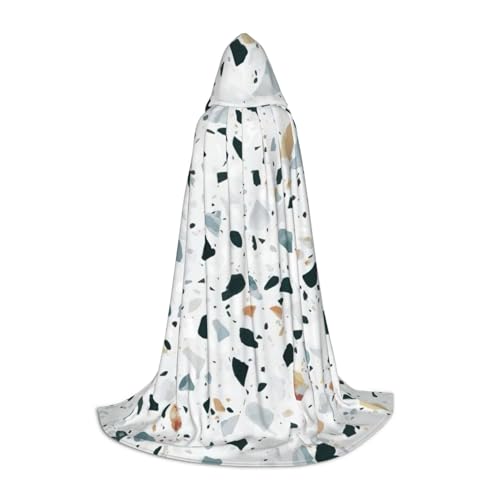 ZXERTG Terrazzo Kapuzenumhang mit Marmor, Pastelldruck, für Halloween-Kostüme, perfekt für Zauberer, Vampir, Sensenmann, mehr Cosplay ZXERTG Terrazzo Kapuzenumhang mit Marmor, Pastelldruck, für Halloween-Kostüme, perfekt für Zauberer, Vampir, Sensenmann, mehr Cosplay von ZXERTG