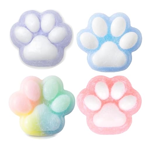 Katze Pfote Spielzeug, 4 Pcs Pfote Fidget Spielzeug, Katze Pfote Fidget Spielzeug, Lustige Neuheit Nette Tiere Stress Relieving Fidget Spielzeug, FüR Jungen MäDchen Geburtstagsparty Geschenke Katze Pfote Spielzeug, 4 Pcs Pfote Fidget Spielzeug, Katze Pfote Fidget Spielzeug, Lustige Neuheit Nette Tiere Stress Relieving Fidget Spielzeug, FüR Jungen MäDchen Geburtstagsparty Geschenke von ZXJLWR