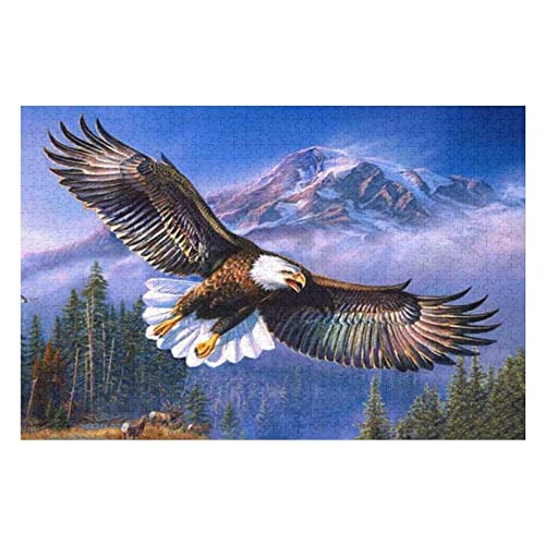 Animal Puzzles 1000 PCS Condor Adult Puzzles Large Puzzle Ideal for Relax Meditation Hobby, for Kids Childrens Adults von ZXLLO