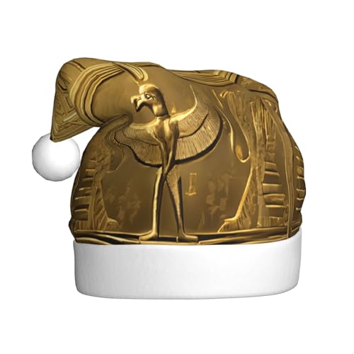 ZXMDZTSS Ägyptische Hieroglyphen – Druck für Erwachsene, Plüsch-Weihnachtsmütze, gemütlich, festlich, Weihnachtsmann-Kopfbedeckung, Pompon für Weihnachten, Partys, Feiertage. ZXMDZTSS Ägyptische Hieroglyphen – Druck für Erwachsene, Plüsch-Weihnachtsmütze, gemütlich, festlich, Weihnachtsmann-Kopfbedeckung, Pompon für Weihnachten, Partys, Feiertage. von ZXMDZTSS