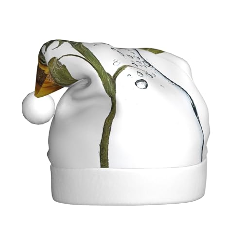 ZXMDZTSS Bloom Sonnenblumen-Druck für Erwachsene, Plüsch-Weihnachtsmütze, gemütlich, festlich, Weihnachtsmann-Kopfbedeckung, Pom-Pom für Weihnachten, Partys, Feiertage. ZXMDZTSS Bloom Sonnenblumen-Druck für Erwachsene, Plüsch-Weihnachtsmütze, gemütlich, festlich, Weihnachtsmann-Kopfbedeckung, Pom-Pom für Weihnachten, Partys, Feiertage. von ZXMDZTSS