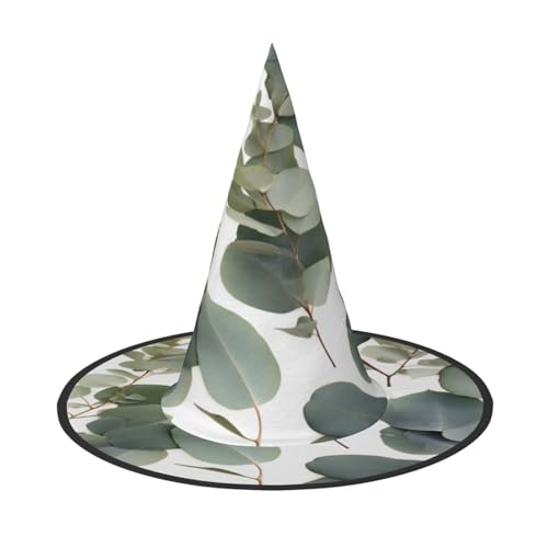 ZXMDZTSS Eukalyptusblätter, Halloween-Hut für Erwachsene, Festivalkleidung, Hexenkostüm-Zubehör, Oxford-Stoff, 1 Stück ZXMDZTSS Eukalyptusblätter, Halloween-Hut für Erwachsene, Festivalkleidung, Hexenkostüm-Zubehör, Oxford-Stoff, 1 Stück von ZXMDZTSS