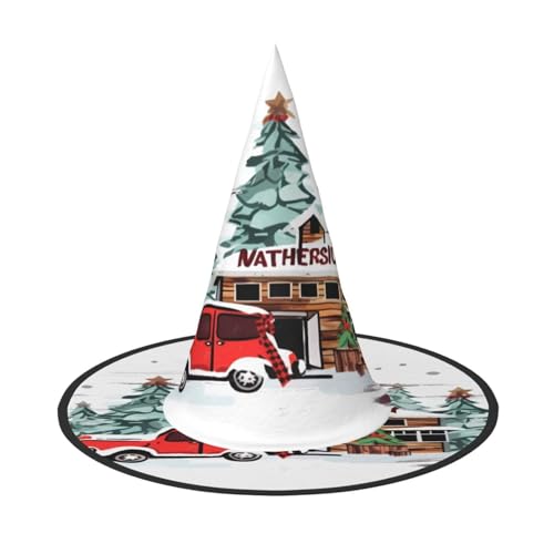 ZXMDZTSS Farmhouse Weihnachtshut mit Aufdruck für Erwachsene, Festivalkleidung, Hexenkostüm-Zubehör, Oxford-Stoff, 3 Stück ZXMDZTSS Farmhouse Weihnachtshut mit Aufdruck für Erwachsene, Festivalkleidung, Hexenkostüm-Zubehör, Oxford-Stoff, 3 Stück von ZXMDZTSS