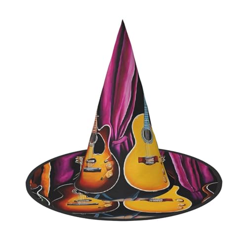 ZXMDZTSS Gitarrenkollektion, Halloween-Hut für Erwachsene, Festivalkleidung, Hexenkostüm-Zubehör, Oxford-Stoff, 3 Stück ZXMDZTSS Gitarrenkollektion, Halloween-Hut für Erwachsene, Festivalkleidung, Hexenkostüm-Zubehör, Oxford-Stoff, 3 Stück von ZXMDZTSS