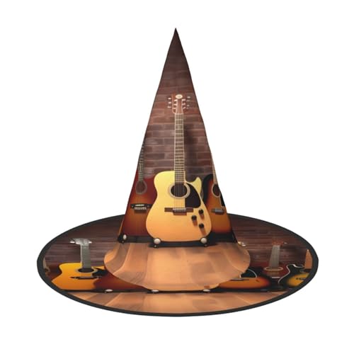 ZXMDZTSS Gitarrenkollektion, Halloween-Hut für Erwachsene, Festivalkleidung, Hexenkostüm-Zubehör, Oxford-Stoff, 3 Stück ZXMDZTSS Gitarrenkollektion, Halloween-Hut für Erwachsene, Festivalkleidung, Hexenkostüm-Zubehör, Oxford-Stoff, 3 Stück von ZXMDZTSS
