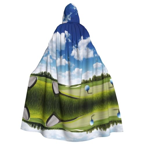 ZXMDZTSS Golfclub-Druck, Halloween-Kapuzenumhang für Erwachsene, vollständiger Druck, Party-Kostüm, Bindeverschluss, Polyester ZXMDZTSS Golfclub-Druck, Halloween-Kapuzenumhang für Erwachsene, vollständiger Druck, Party-Kostüm, Bindeverschluss, Polyester von ZXMDZTSS