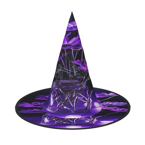 ZXMDZTSS Halloween-Hut mit Blumendruck für Erwachsene, Festivalkleidung, Hexenkostüm-Zubehör, Oxford-Stoff, 1 Stück ZXMDZTSS Halloween-Hut mit Blumendruck für Erwachsene, Festivalkleidung, Hexenkostüm-Zubehör, Oxford-Stoff, 1 Stück von ZXMDZTSS