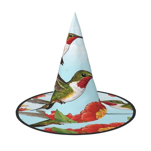 ZXMDZTSS Halloween-Hut mit Blumendruck für Erwachsene, Festivalkleidung, Hexenkostüm-Zubehör, Oxford-Stoff, 1 Stück ZXMDZTSS Halloween-Hut mit Blumendruck für Erwachsene, Festivalkleidung, Hexenkostüm-Zubehör, Oxford-Stoff, 1 Stück von ZXMDZTSS