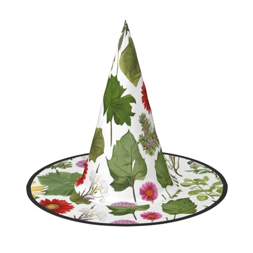 ZXMDZTSS Halloween-Hut mit Blumendruck für Erwachsene, Festivalkleidung, Hexenkostüm-Zubehör, Oxford-Stoff, 1 Stück ZXMDZTSS Halloween-Hut mit Blumendruck für Erwachsene, Festivalkleidung, Hexenkostüm-Zubehör, Oxford-Stoff, 1 Stück von ZXMDZTSS
