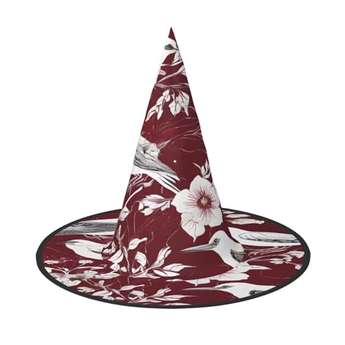 ZXMDZTSS Halloween-Hut mit Blumendruck für Erwachsene, Festivalkleidung, Hexenkostüm-Zubehör, Oxford-Stoff, 1 Stück ZXMDZTSS Halloween-Hut mit Blumendruck für Erwachsene, Festivalkleidung, Hexenkostüm-Zubehör, Oxford-Stoff, 1 Stück von ZXMDZTSS