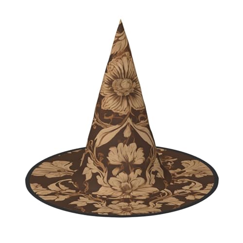 ZXMDZTSS Halloween-Hut mit Blumenmuster für Erwachsene, Festivalkleidung, Hexenkostüm-Zubehör, Oxford-Stoff, 1 Stück ZXMDZTSS Halloween-Hut mit Blumenmuster für Erwachsene, Festivalkleidung, Hexenkostüm-Zubehör, Oxford-Stoff, 1 Stück von ZXMDZTSS