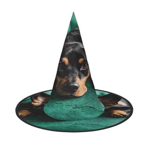 ZXMDZTSS Halloween-Hut mit Dackel-Motiv, für Erwachsene, Festivalkleidung, Hexenkostüm-Zubehör, Oxford-Stoff, 3 Stück ZXMDZTSS Halloween-Hut mit Dackel-Motiv, für Erwachsene, Festivalkleidung, Hexenkostüm-Zubehör, Oxford-Stoff, 3 Stück von ZXMDZTSS