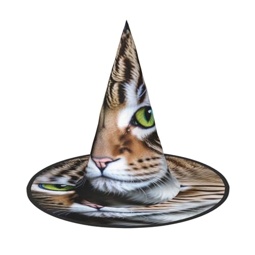 ZXMDZTSS Halloween-Hut mit Katzenmotiv, für Erwachsene, Festivalkleidung, Hexenkostüm-Zubehör, Oxford-Stoff, 1 Stück ZXMDZTSS Halloween-Hut mit Katzenmotiv, für Erwachsene, Festivalkleidung, Hexenkostüm-Zubehör, Oxford-Stoff, 1 Stück von ZXMDZTSS