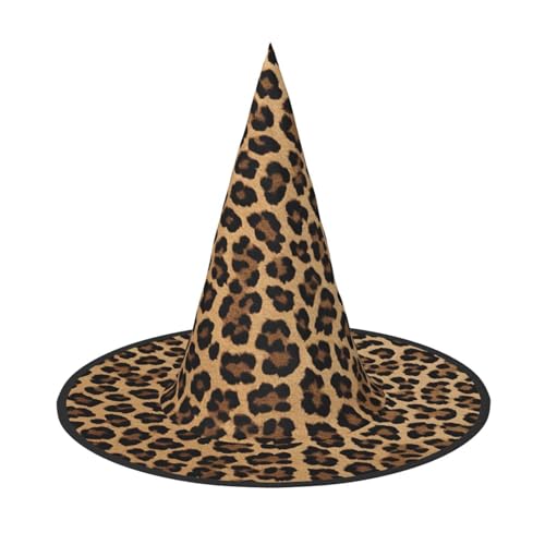 ZXMDZTSS Halloween-Hut mit Leopardenmuster für Erwachsene, Festivalkleidung, Hexenkostüm-Zubehör, Oxford-Stoff, 1 Stück ZXMDZTSS Halloween-Hut mit Leopardenmuster für Erwachsene, Festivalkleidung, Hexenkostüm-Zubehör, Oxford-Stoff, 1 Stück von ZXMDZTSS